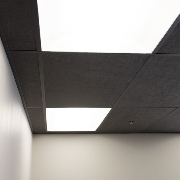 Black Acoustic Ceiling Tile