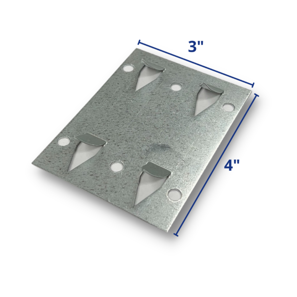 4-Prong Surface Impaler Dimensions