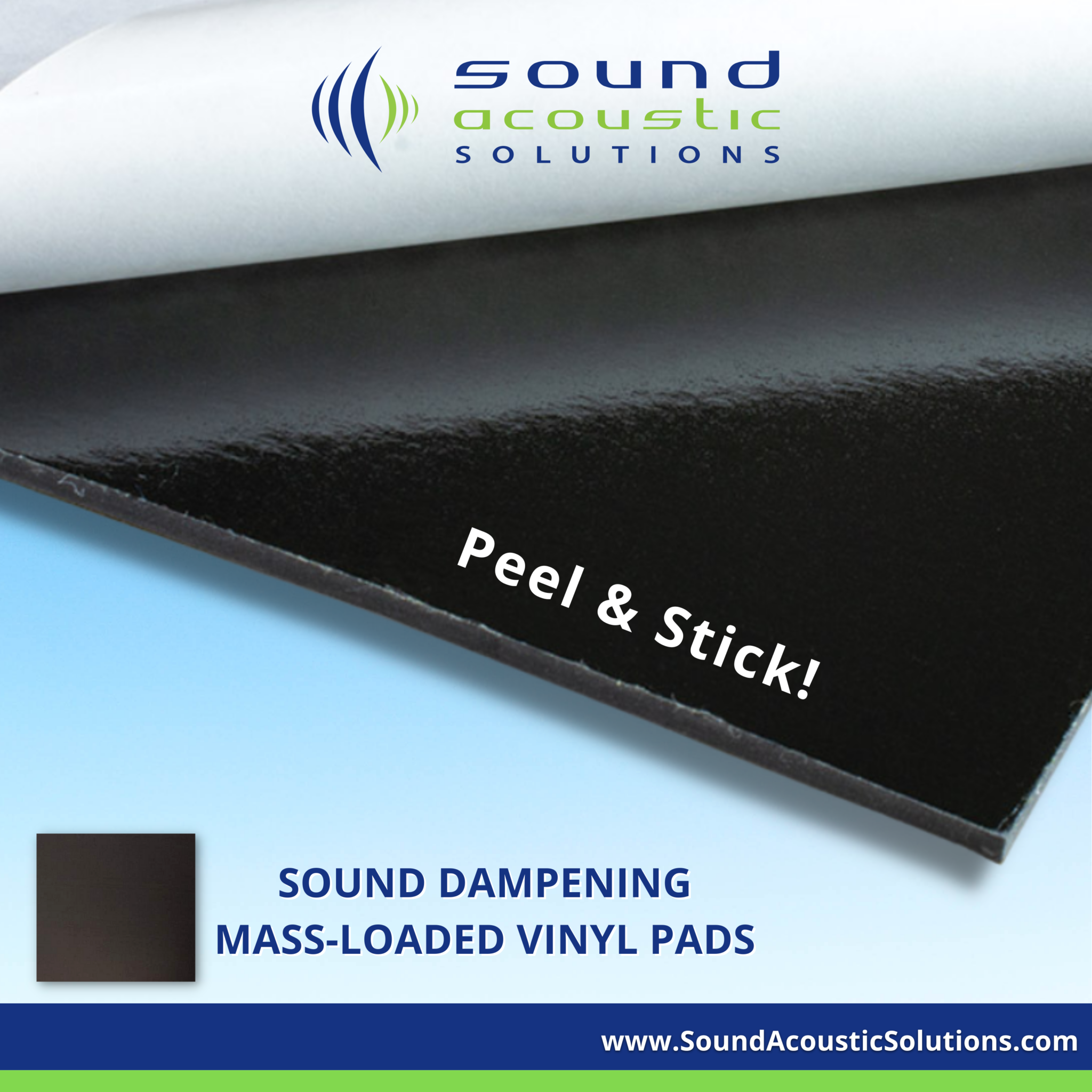 SilentWrap™ Peel & Stick Sound Dampening Pads